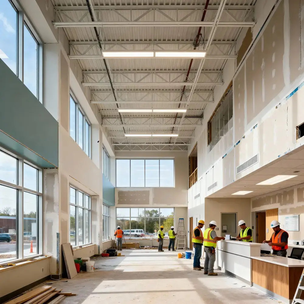 Urgent care center construction and healthcare tenant improvement Wilkes-Barre.