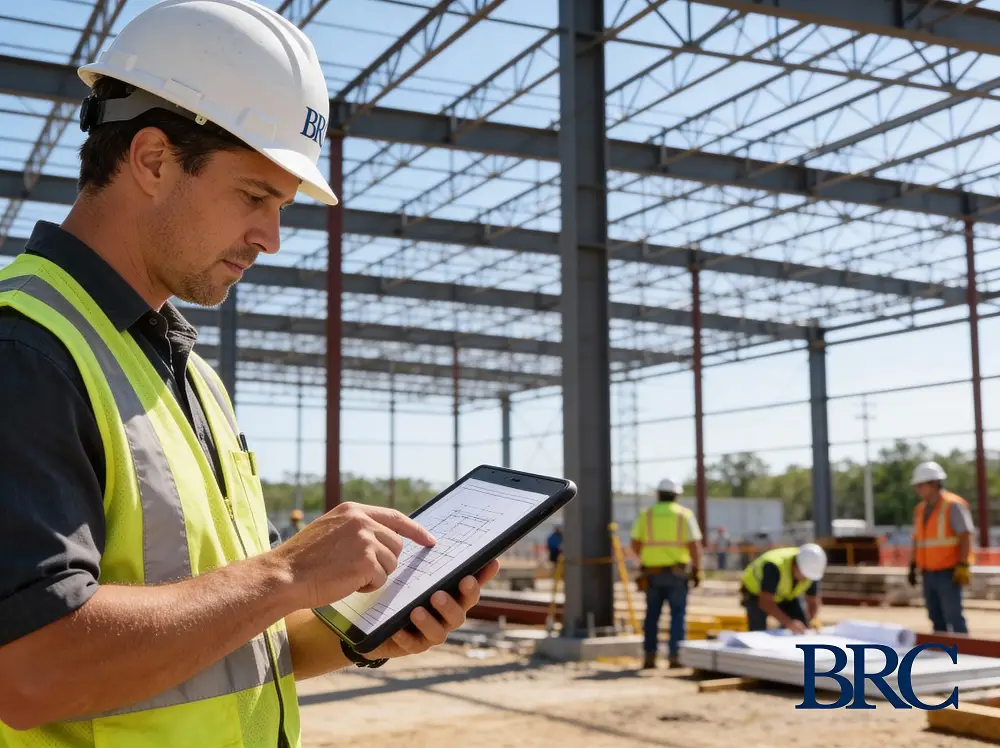 Warehouse construction project in Charleston, SC managed by the Broad Reach Construction PM