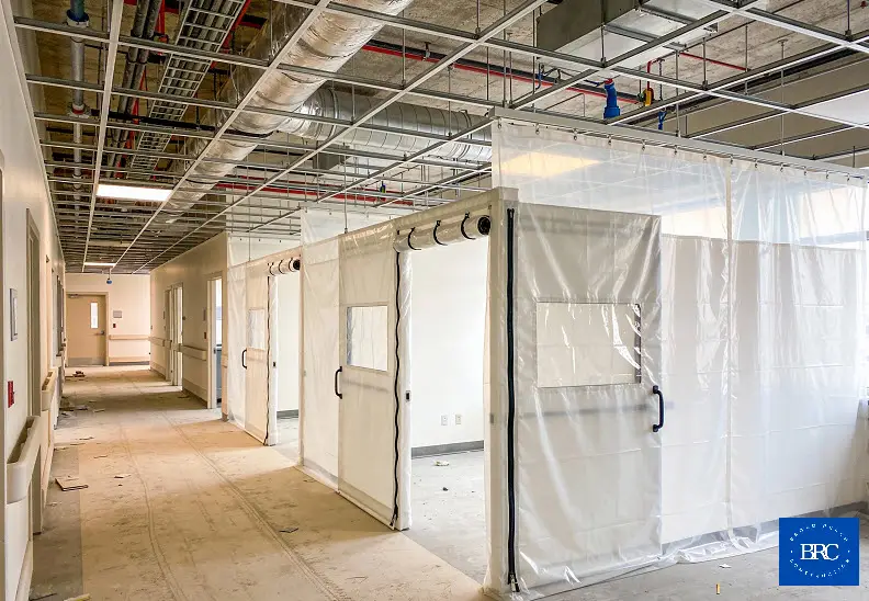 Healthcare interior construction project in Hazleton PA