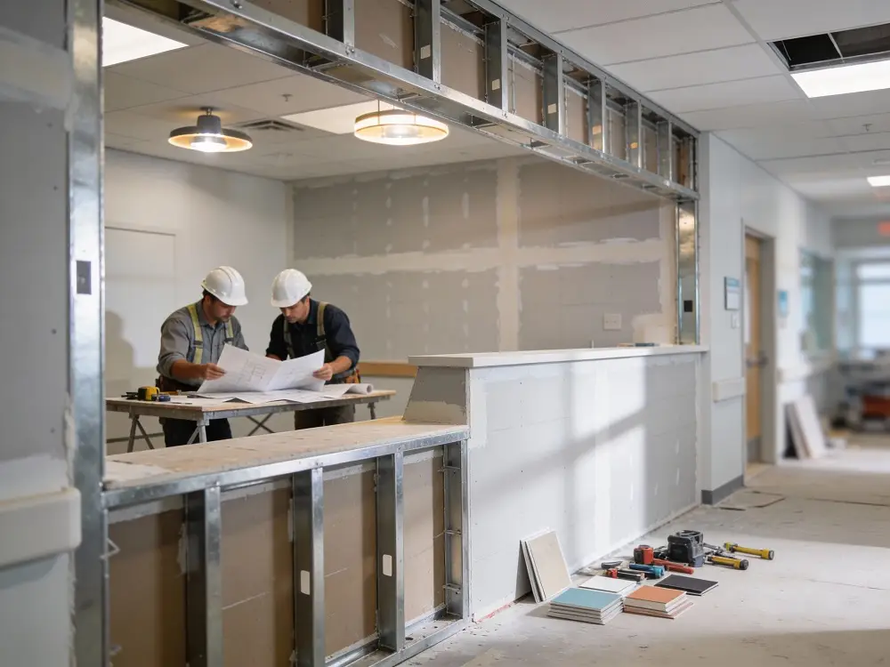 Phased healthcare renovation planning in an active Greenville medical facility